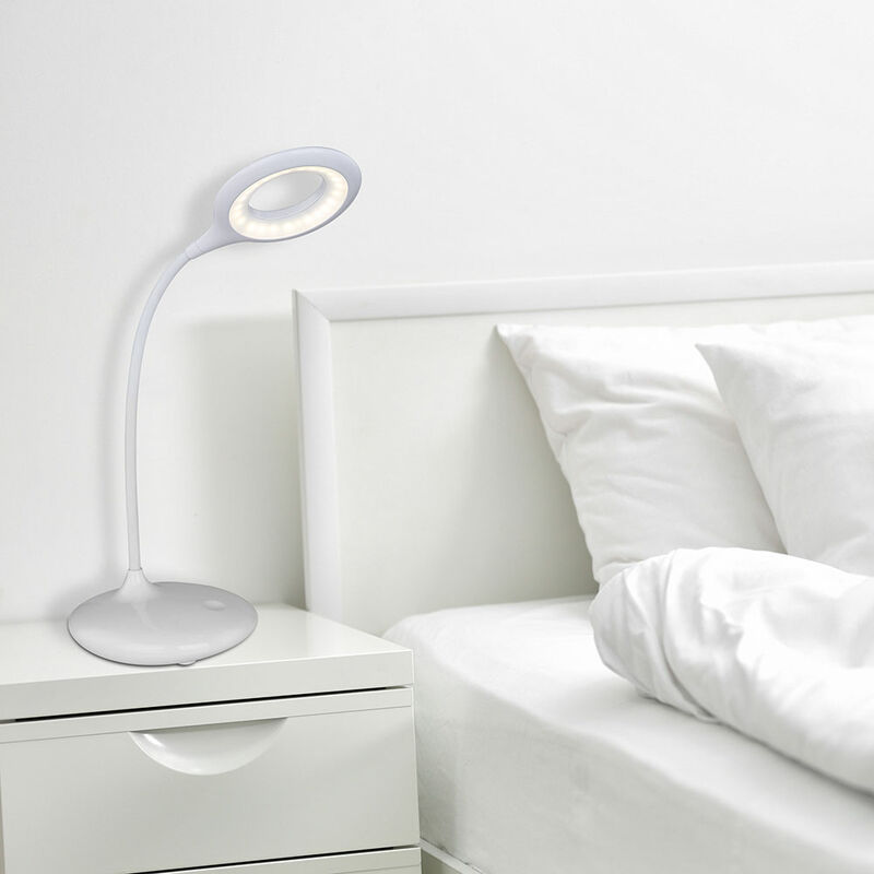 BEL-lampe de table de chambre à coucher 5V USB Charge Lampe de Table de  Chevet Gradation Tactile Chambre Créative Chaude