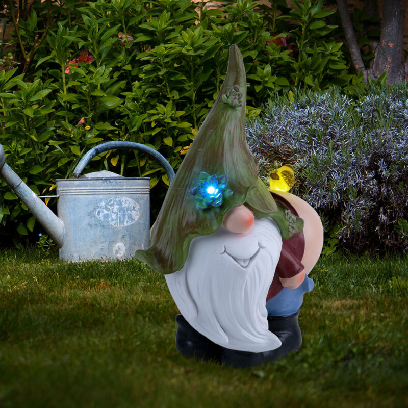 2 Lampes Solaires Décoratives En Forme D'oiseaux - Résine - Pour Jardin, Terrasse, Allée - Éclairage Automatique - 4