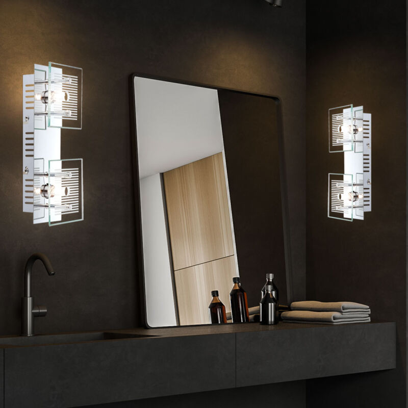 Applique murale LED Nettlife - Lampe d'intérieur 12 W - Lampe d'escalier 41 cm - Lampe de couloir dorée - Blanc chaud 3000K - Maison