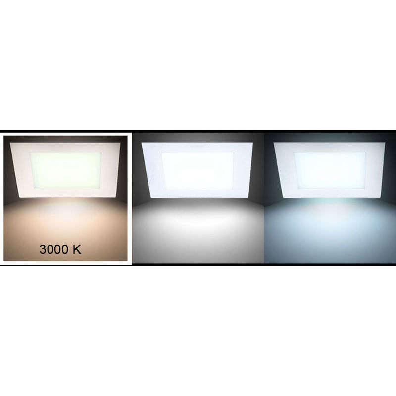 Panneau LED de haute qualité encastré plafonnier grille lampe éclairage  mural blanc froid V-TAC 6297, ETC Shop: lampes, mobilier, technologie.  Tout d'une source.