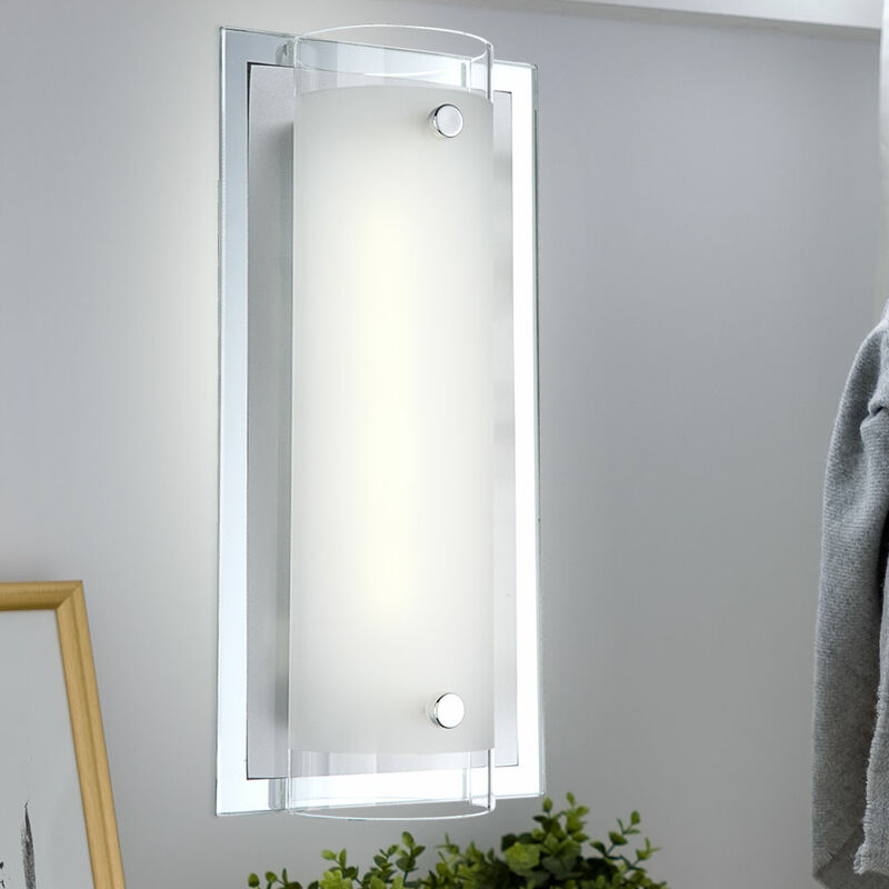lampe miroir Morges LED Chrome, Blanc H3550045