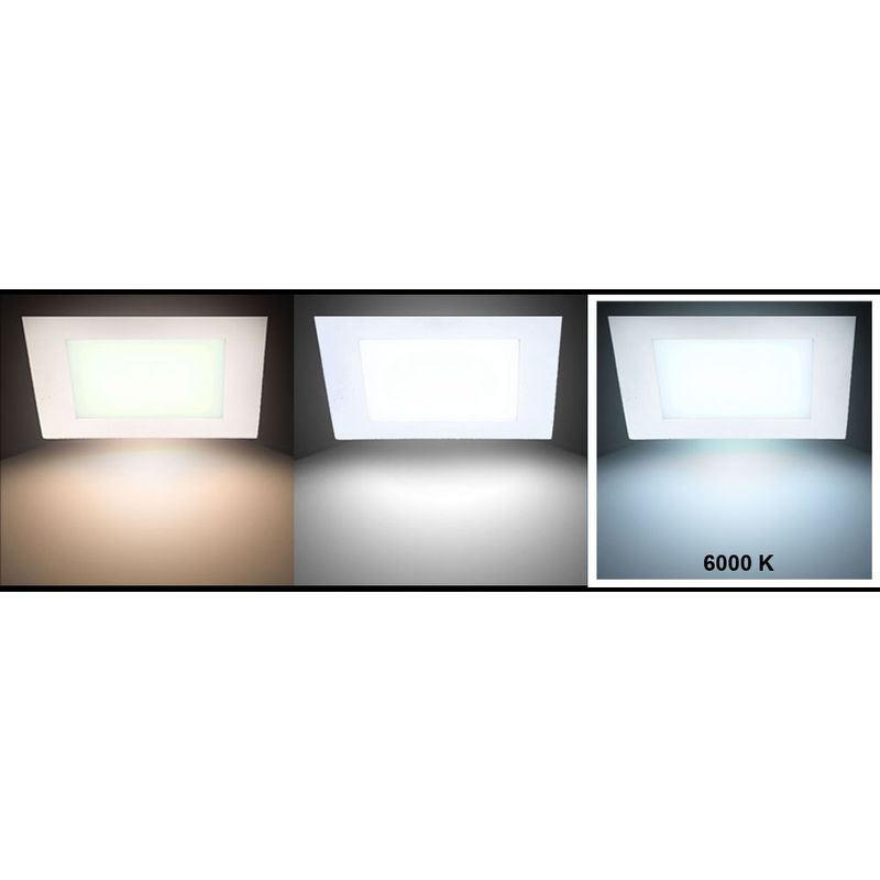 Dalle LED Panneau Luminaire, Plafonnier LED 62x62CM, Ultra-mince