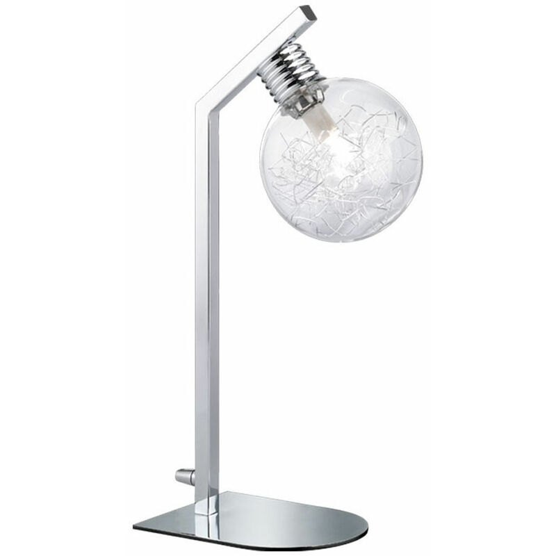 Boule de verre ensemble de lumières LED lampe décorative boule verre lampe  de table décoration de salon or, interrupteur, à piles, LED blanc chaud, D  10/12/15 cm, lot de 3