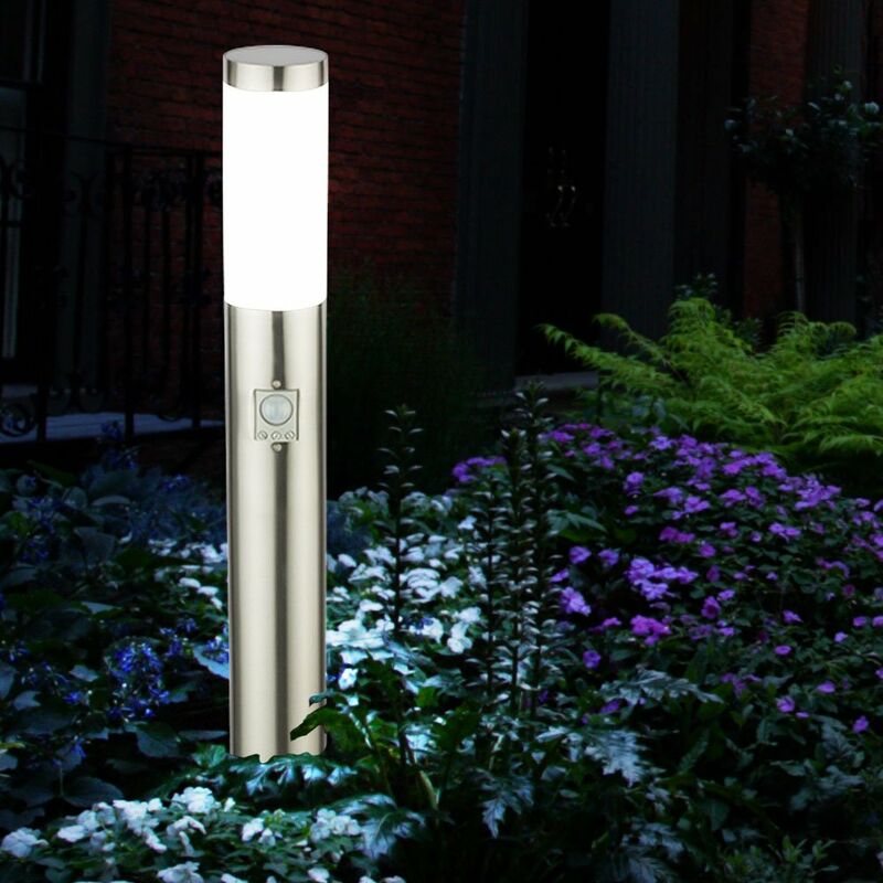 Lampadaire LED 25,5 watts éclairage extérieur Lampe colonne en acier  inoxydable IP44