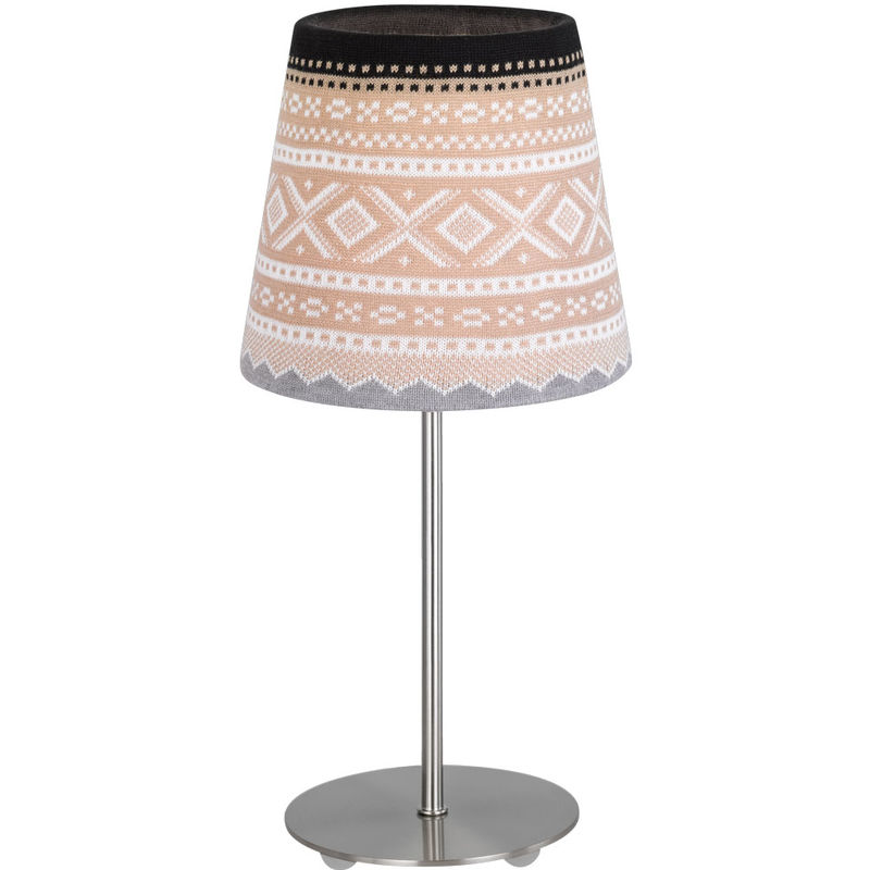 Lampe de table textile salon chambre éclairage lecture veilleuse lampe  multicolore Globo 15260T