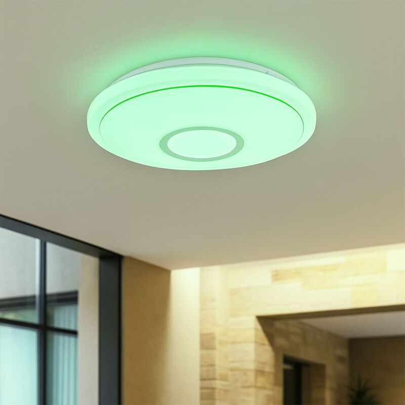 ZMH Plafonnier LED Lampe De Chambre à Coucher RVB à Changement De Couleur Lampe A Intensite Variable Moderne Avec Telecommande 35 W Salon 97527144