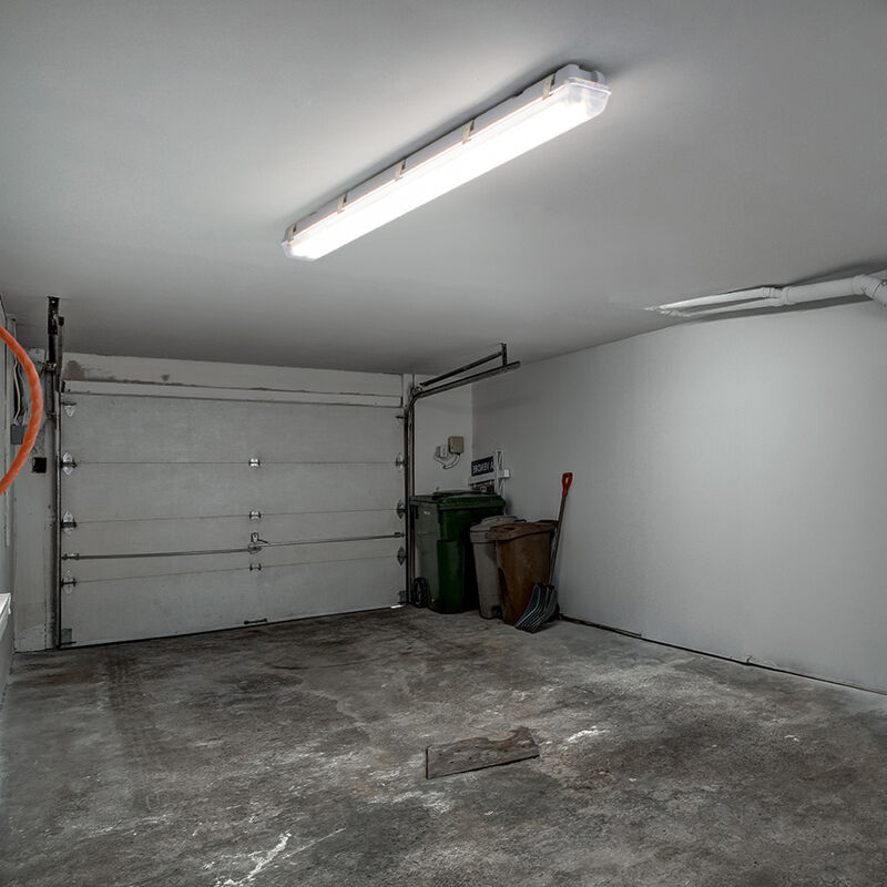 8x Plafonnier LED Kelller Atelier Garage Luminaire Éclairage Zones