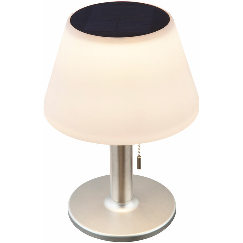 Lampadaires de jardin éclairage de chemin IP44 batterie solaire, éclairage  extérieur terrasse, piquet, acier inoxydable blanc argenté, 10x LED blanc  froid, DxH 18x90cm, ETC Shop: lampes, mobilier, technologie. Tout d'une  source.