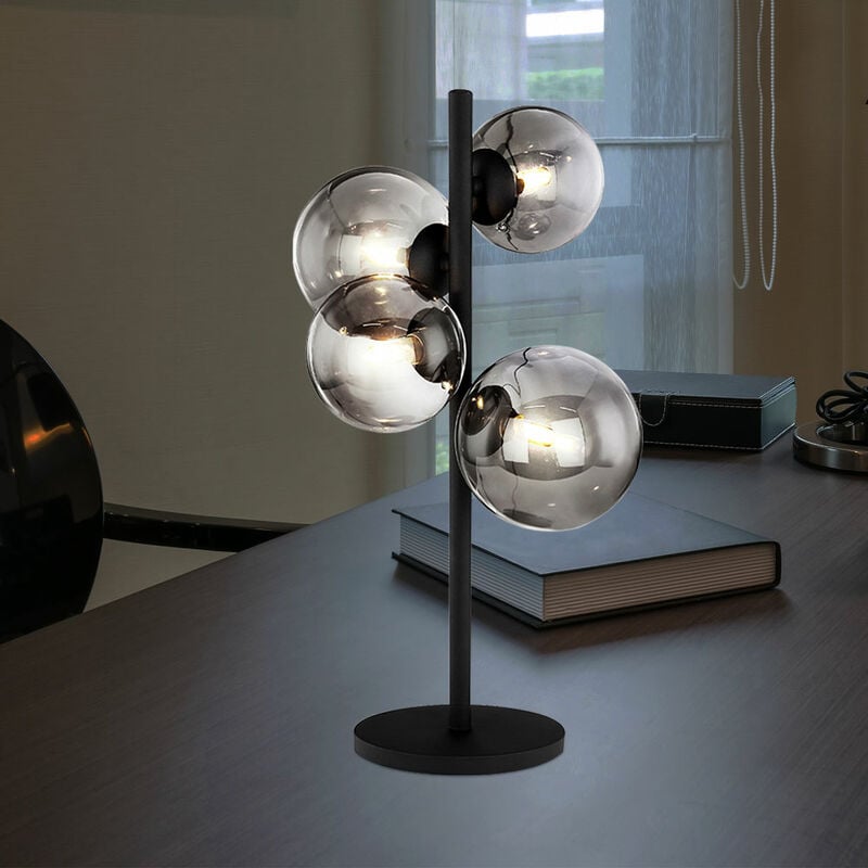 Lampe de chevet écritoire LED lampe en métal éclairage boules de