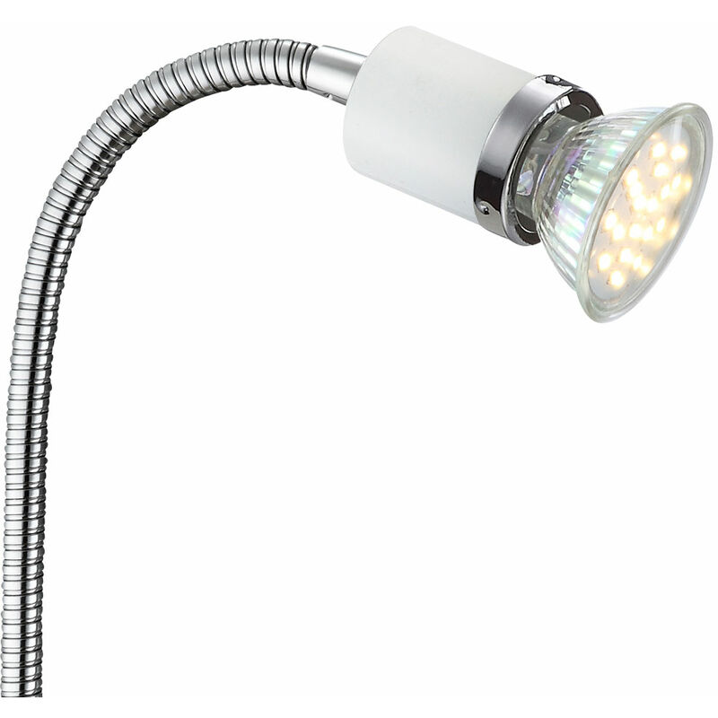 Prios Zyair lampe à pince de bureau LED, blanche