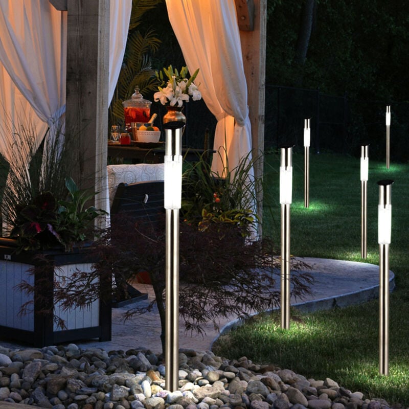 4pcs Lampe Solaire Exterieur Jardin - 120 LED -8 Modes - pour