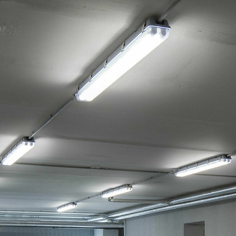 Pack] 10x lampes à LED, plafonds, éclairage extérieur, pièces humides et  humides, garages, éclairage à la lumière du jour