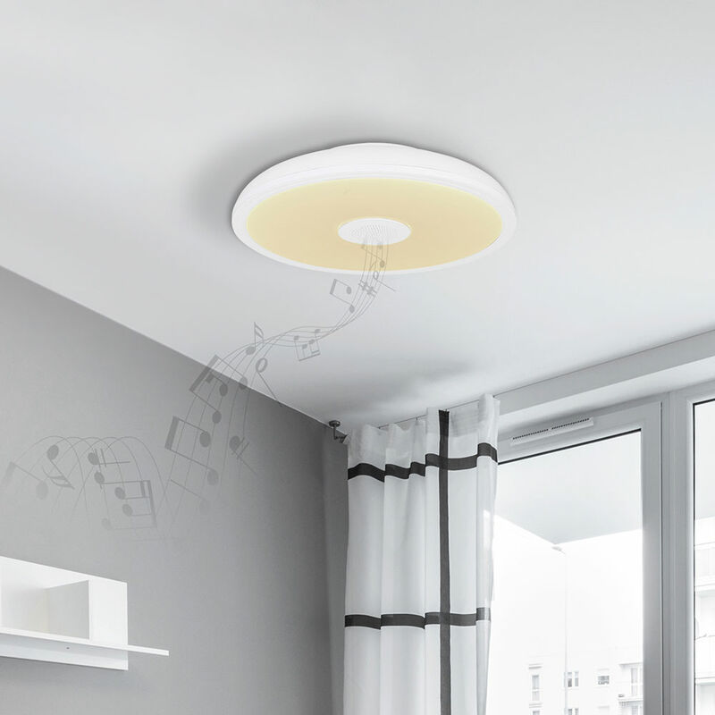 Plafonnier LED, 18W 1700LM Plafonnier Étanche IP54 Moderne Mince Rond LED  Plafonnier Blanc Froid 5000K Applicable à Salle De Bains, Chambre, Cuisine,  Salon, Balcon, Couloir [Classe énergétique A+ 