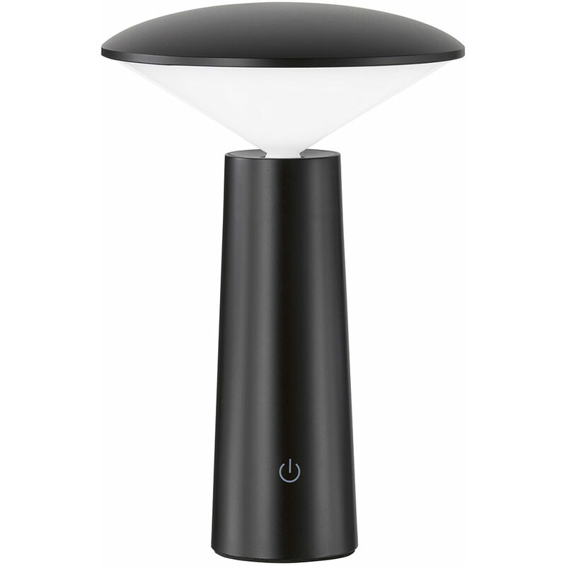 Lampe de table LED d'extérieur rechargeable jardin batterie lampe de table  d'extérieur lampe de table avec batterie, interrupteur à tirette de  changement de couleur, 1x LED RGB 2W 180Lm, DxH 18x25 cm