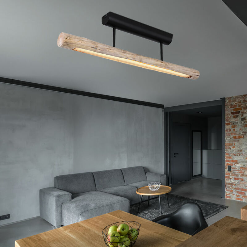 Plafonnier LED Rectangulaire Moderne TYJY - Dimmable & Télécommande - Noir/Blanc - 60W 6000LM - Pour Salon, Chambre, Cuisine