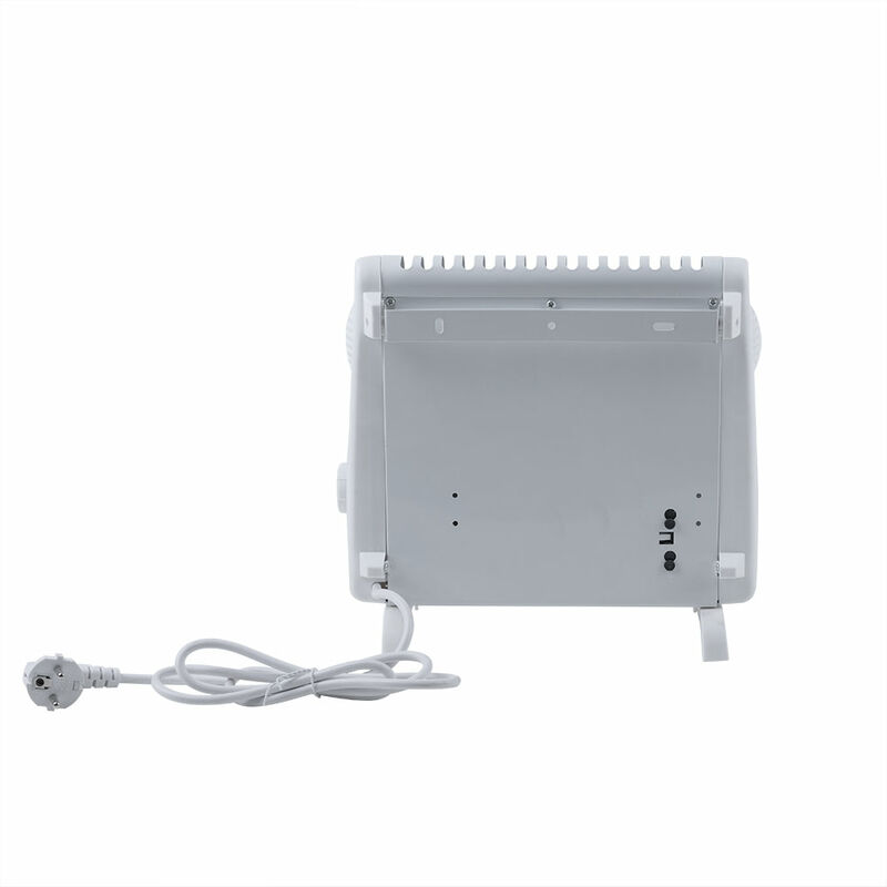 Chauffage soufflant électrique antigel thermostat chauffage électrique réglable  chauffage par convection, blanc, 450 watts, LxHxP 26
