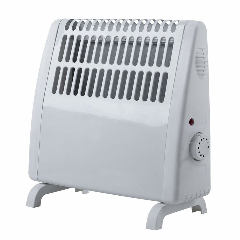 Chauffage soufflant électrique antigel thermostat chauffage électrique réglable  chauffage par convection, blanc, 450 watts, LxHxP 26