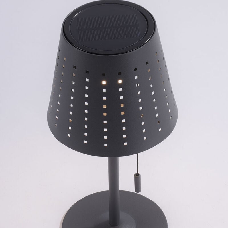 Lampe de Table Rechargeable Solaire Ampade sans Fil Toucher Lampes