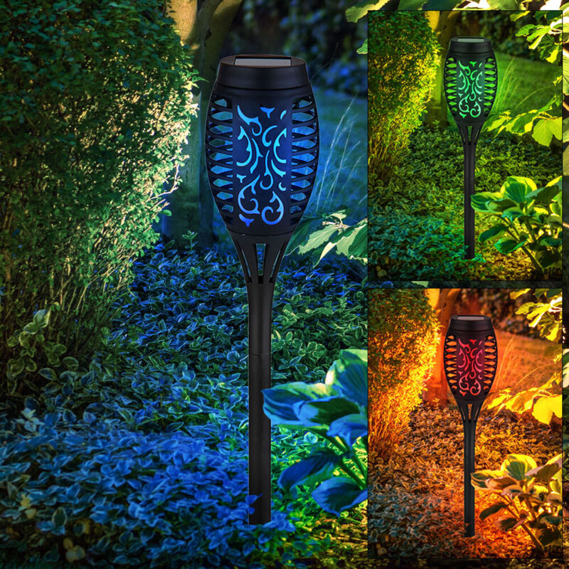 Lampes Solaires De Jardin En Forme De Colibri - En Verre Soufflé à La Main - Lampes Décoratives D'extérieur étanches - Piquets En Verre