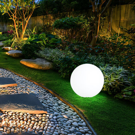 Sphère Lumineuse LED Pliable Pour Extérieur - Décoration Jardin, Mariage, Fête - Diamètre 40 Cm Ou 50 Cm - Multicolore