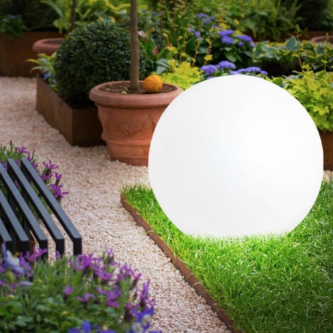 Lampe SOFIA polyéthylène décoration lumineuse sur batterie pour jardin