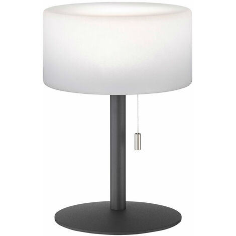 V-TAC Lampe de table LED 3W batterie rechargeable couleur grise USB C Touch  Dimmable 3000K lampe de table de restaurant pour intérieur IP20 - 10191