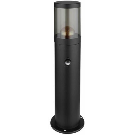 Lampe Sur Pied D'extérieur En Véritable Laiton Antique