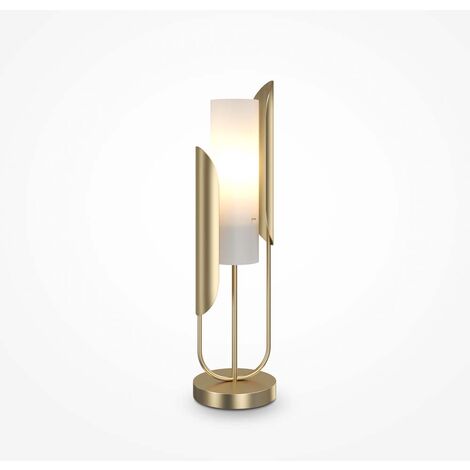 Lampe à poser Lampe à poser Lampe de chambre Lampe de salon Métal doré
