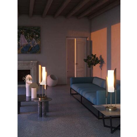 Lampe à poser Lampe à poser Lampe de chambre Lampe de salon Métal doré
