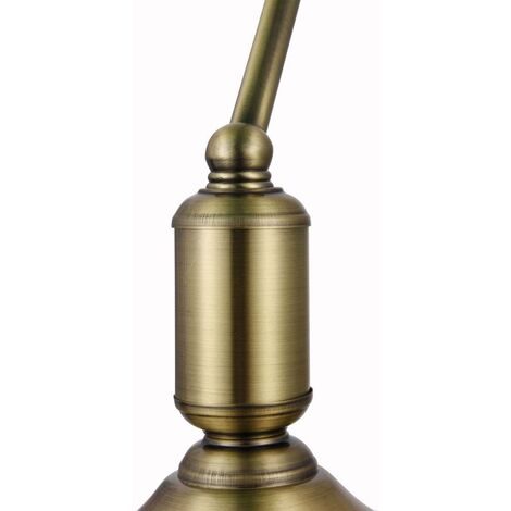 Lampe à poser lampe de table lampe de banquier lampe de banquier bureau laiton vert E27