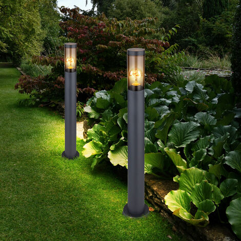 Eclairage de chemin d'extérieur anthracite lampadaire de jardin extérieur  éclairage extérieur patio sur pied, orientable
