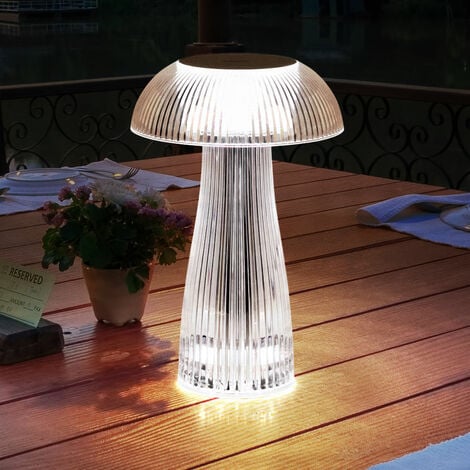 Lampe de Table sans fil LED Rechargeable Extérieur H25cm - Lampe D'extérieur