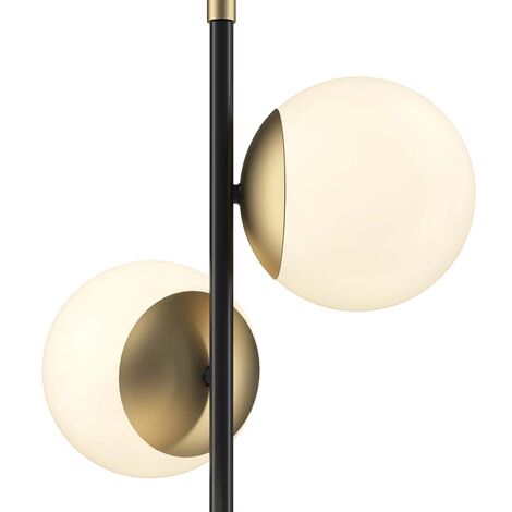 Lampadaire, lampadaire, liseuse, lampe de salon, lampe de chambre, or mat