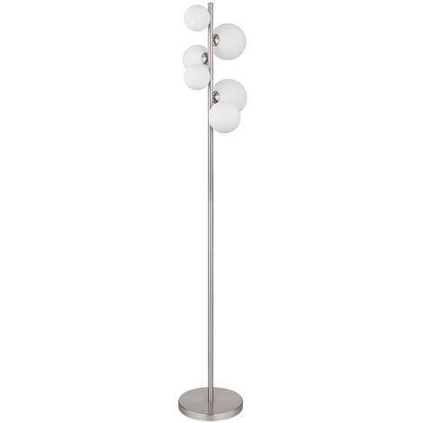 Lampadaire lampe de bureau lampe de salon LED métal verre H 115 cm