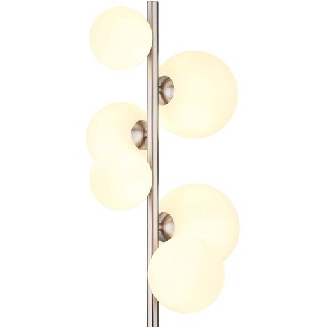 Lampadaire lampe de bureau lampe de salon LED métal verre H 115 cm