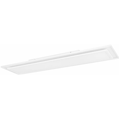 Panneau de plafond LED plafonnier à changement de couleur plafonnier télécommandé panneau de montage en saillie, CCT, LED RVB 24W 1460lm 2700-6500K, L 85 cm