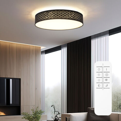 Plafonnier LED HABOWN 24W Dimmable - 3000-6500K - 3000LM - Ø29cm - IP40 - Avec Télécommande