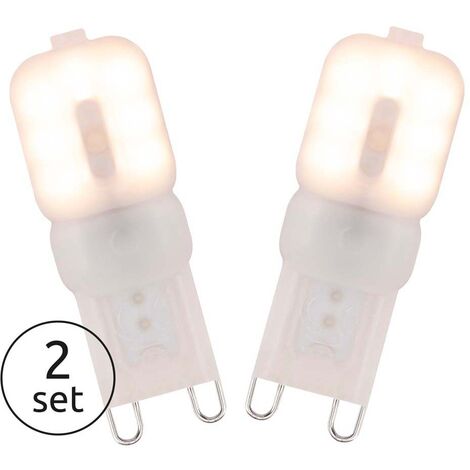 Ampoule LED G9 douille 2W 180lm lampe lot de 2