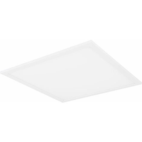 Plafonnier à panneau LED plafonnier de salon, aluminium plastique blanc, télécommande à intensité variable CCT RGB changement de couleur SmartLight, Alexa, 30W 2000lm 3000-6000K blanc chaud-blanc froi