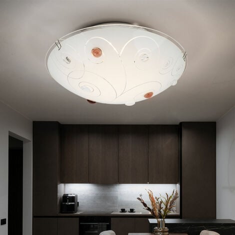 GBLY Plafonnier En Verre Plafonnier Couloir : Vintage E27 Sphérique En