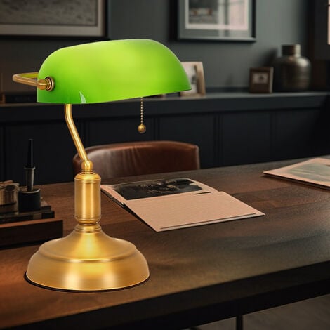 lampe de bureau relaxdays retro - lampe de bureau enfant - lampe de lecture  - lampe de