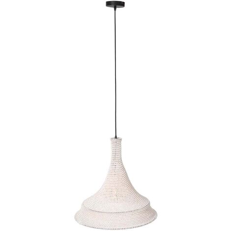 Lampe suspendue plafonnier lampe de salle à manger lampe de cuisine blanc H 56 cm