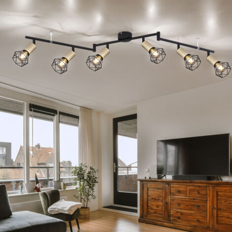 Generic Lampe de plafond à vague LED, lustre à quatre branches, adapté