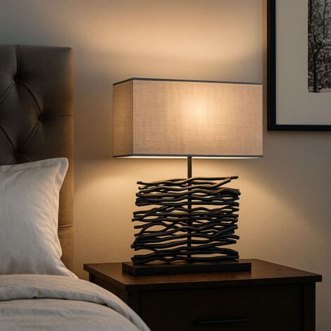 Lampe De Table Moderne Du * Du Siècle Dorée, 17.3&*; Petite Lampe De Bureau Avec Base En Métal De Laiton, Abat-jour * De Tambour E