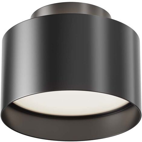 Plafonnier plafonnier salon lampe chambre lumière métal noir LED
