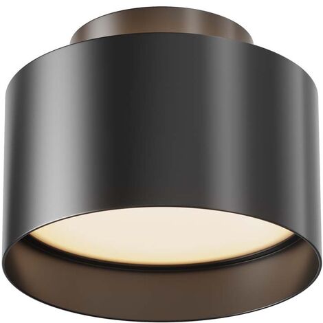 Plafonnier plafonnier salon lampe chambre lumière métal noir LED