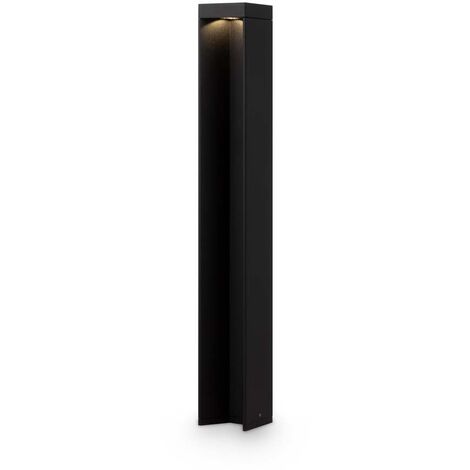 Lampadaire lampe d'extérieur LED lampe de jardin aluminium noir IP54 H 65 cm