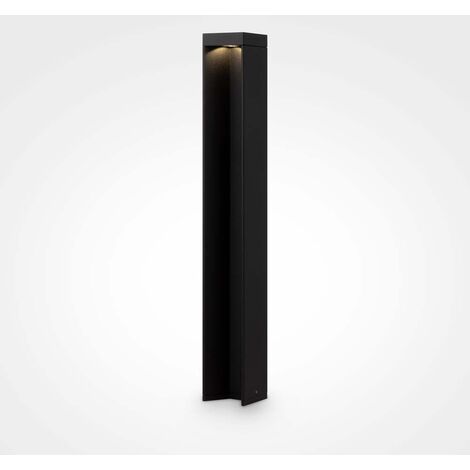 Lampadaire lampe d'extérieur LED lampe de jardin aluminium noir IP54 H 65 cm