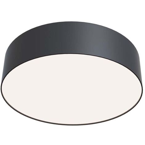 Plafonnier plafonnier salon lumière chambre lampe métal noir LED