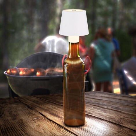 Lampe De Bouteille LED Sans Fil, Tactile Et Réglable 3 Couleurs